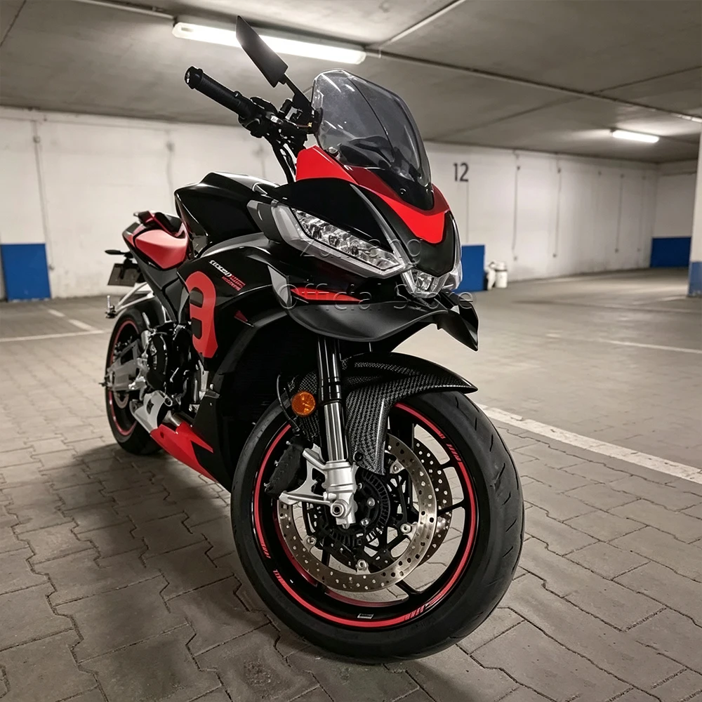 For Aprilia Tuono 660 Parts Front Spoiler Lower Spoiler Lip Wing Frontal Spoilers Tuono 660 2021-2024 Accessories