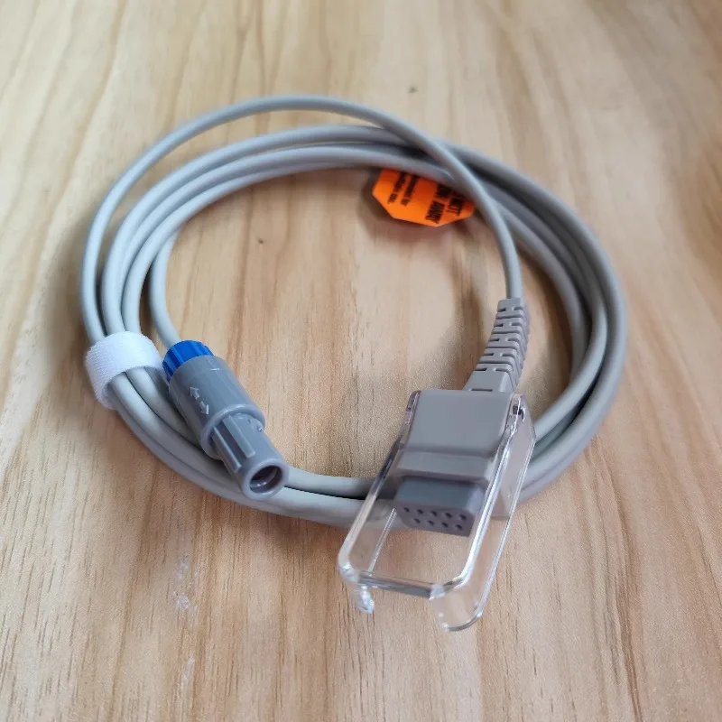 M3A blood oxygen extension cable EDAN multi-parameter monitor finger pulse oxygen adapter cable 6-pin to 9-hole connecting cable