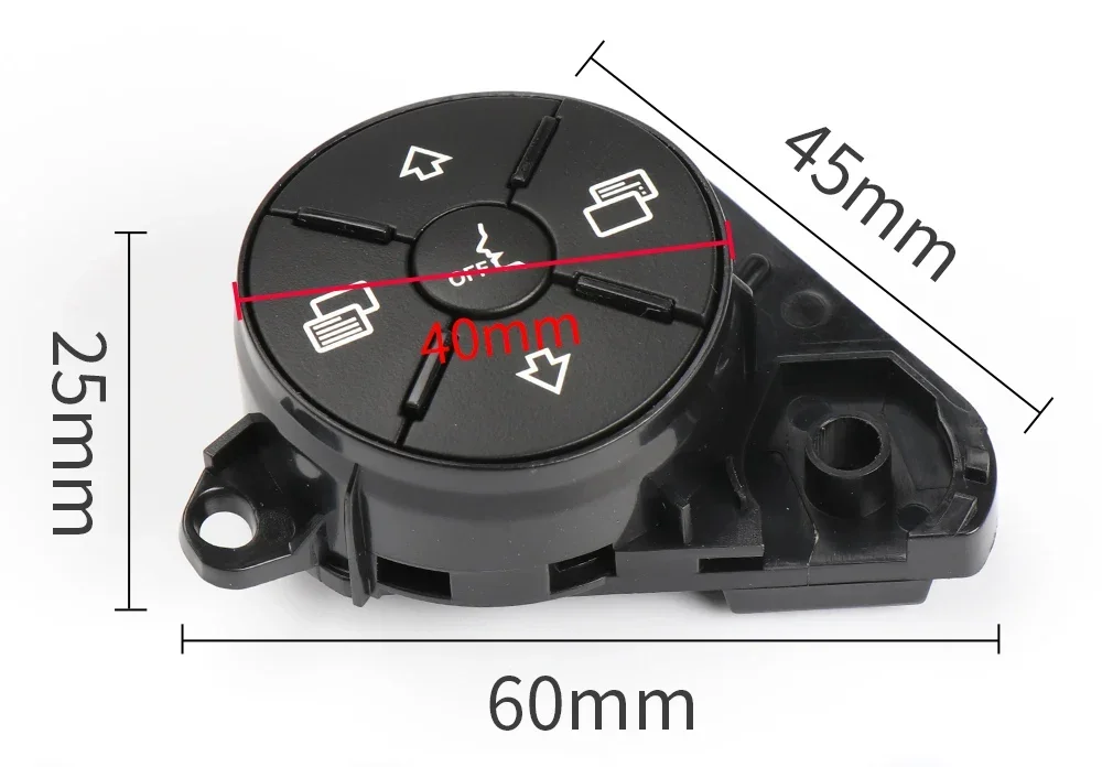Multifunktions-Auto-Lenkradsc halter tasten Audio-Steuert aste für Mercedes Benz ml gl w164 r Klasse w251 – Detail 2