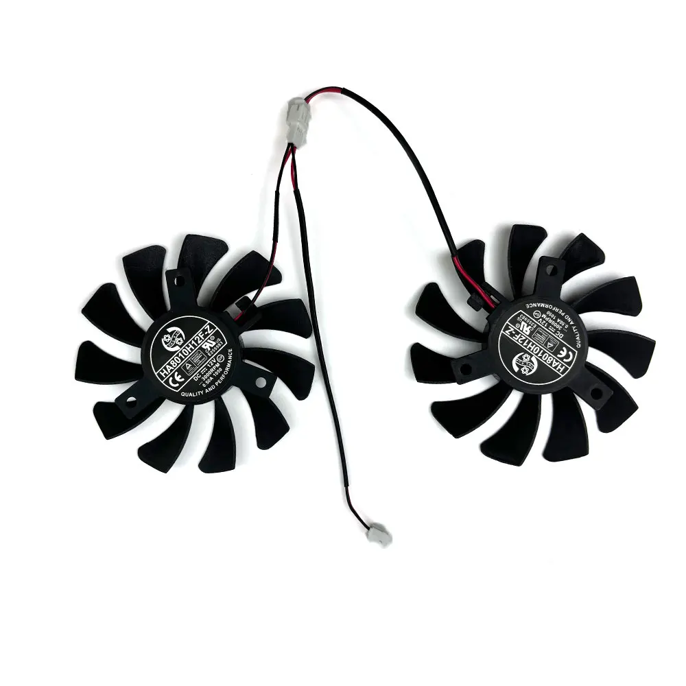 NEW 75MM HA8010H12F-Z RADIATOR FAN REPLACES THE GTX1650 MSI GEFORCE GTX 1650 Super Ventus XS graphics fan