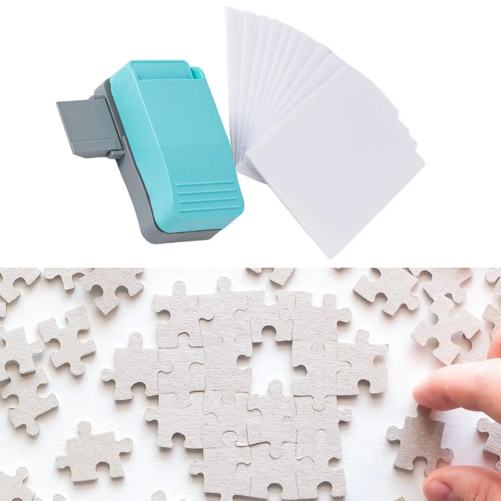 

Puzzle Making Machine DIY Tab Punch for Planner Inserts Book Tabs Embossing