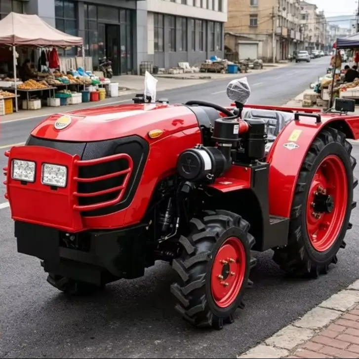 

Customized CE/EMC Certified Four-Wheel Farm Rotary Tiller, New All-Terrain Cultivator, 4WD Wheeled Farming Machine