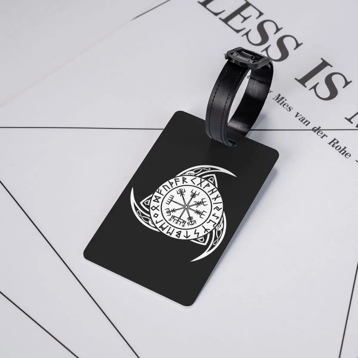 

Norse Nordic Viking Celtic Luggage Tags Suitcase Accessories Travel Baggage Boarding Tag Label Holder ID Name Address