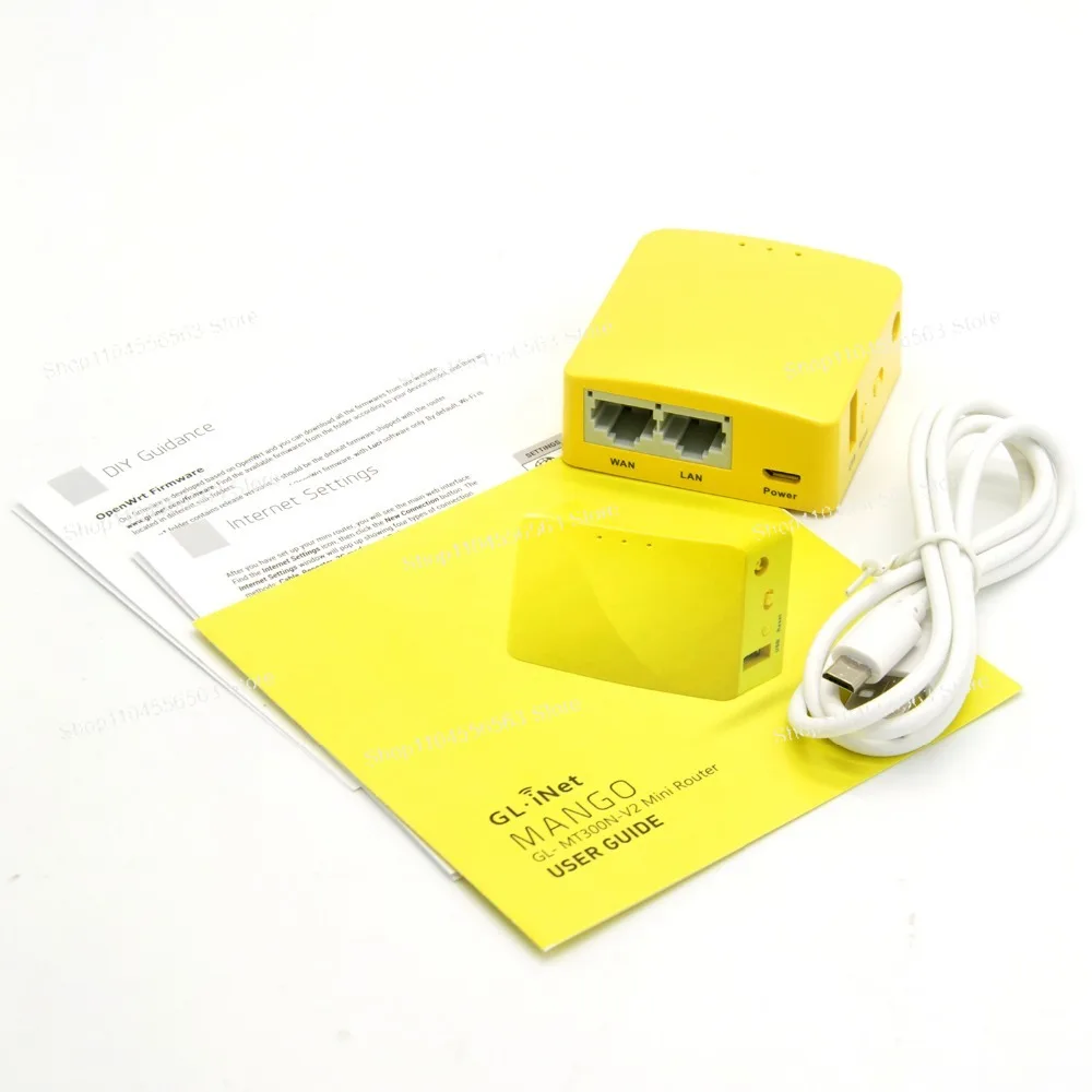Portable Travel Router-MT300N-V2 Mini Wireless Pocket-Sized for WiFi Access On-the-Go Use