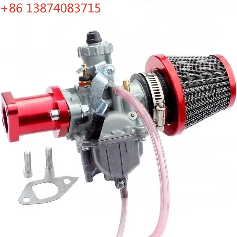 For Kart 212cc GX200 6.5hp CT200U KT196 Intake Air Filter VM22 Carburetor Kit