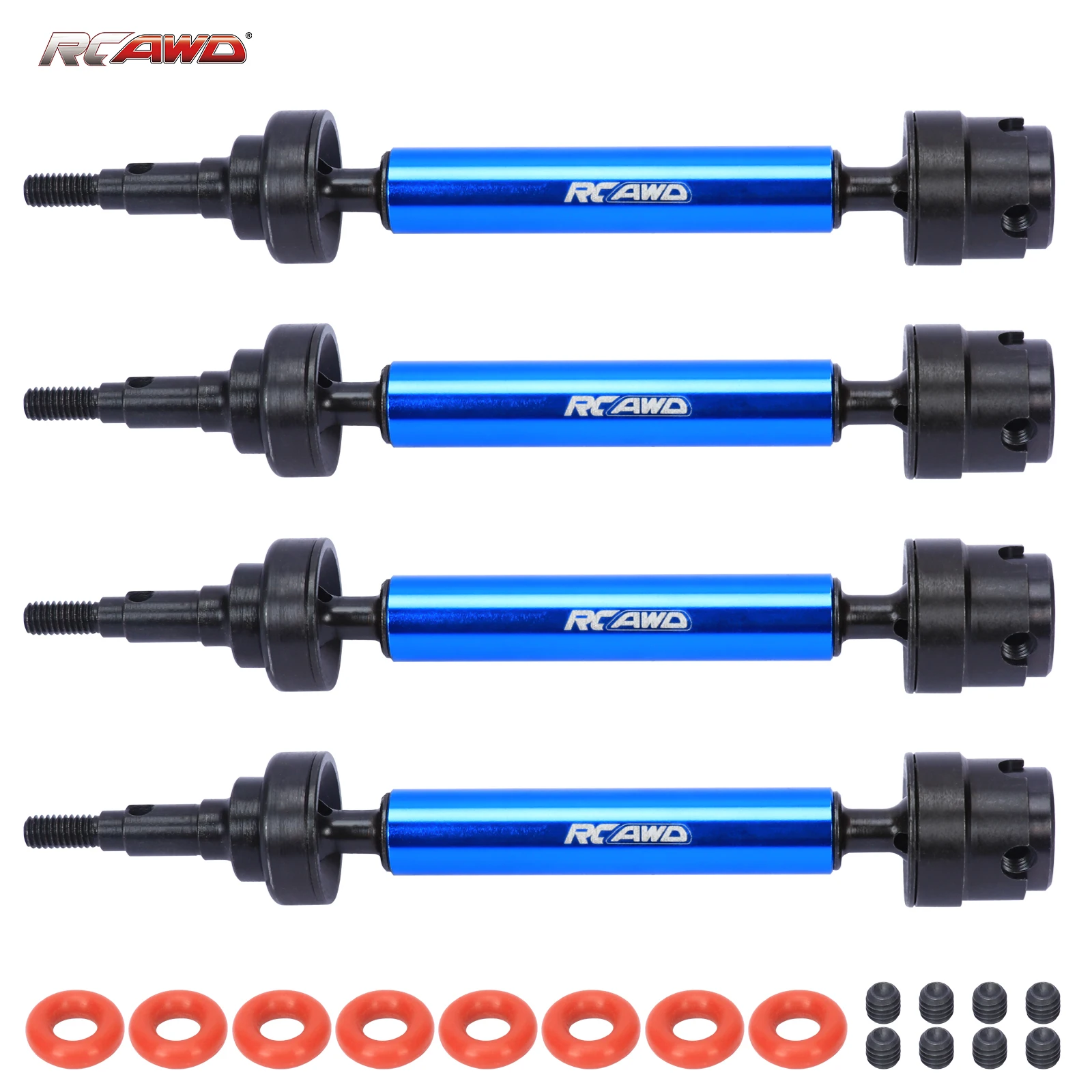 4x #45 alloy front/rear CVD SLIDER driveshaft axle shaft for 1/10 ARRMA 3s Mage&BLX Big Rock/Granite/Senton/Vortecks