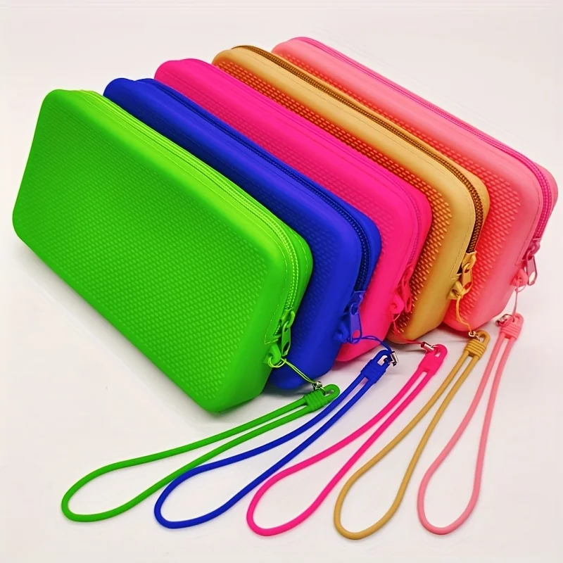 Handheld makeup bag, beach bag, beach clutch bag, data cable and headphones, mobile phone storage bag, wallet