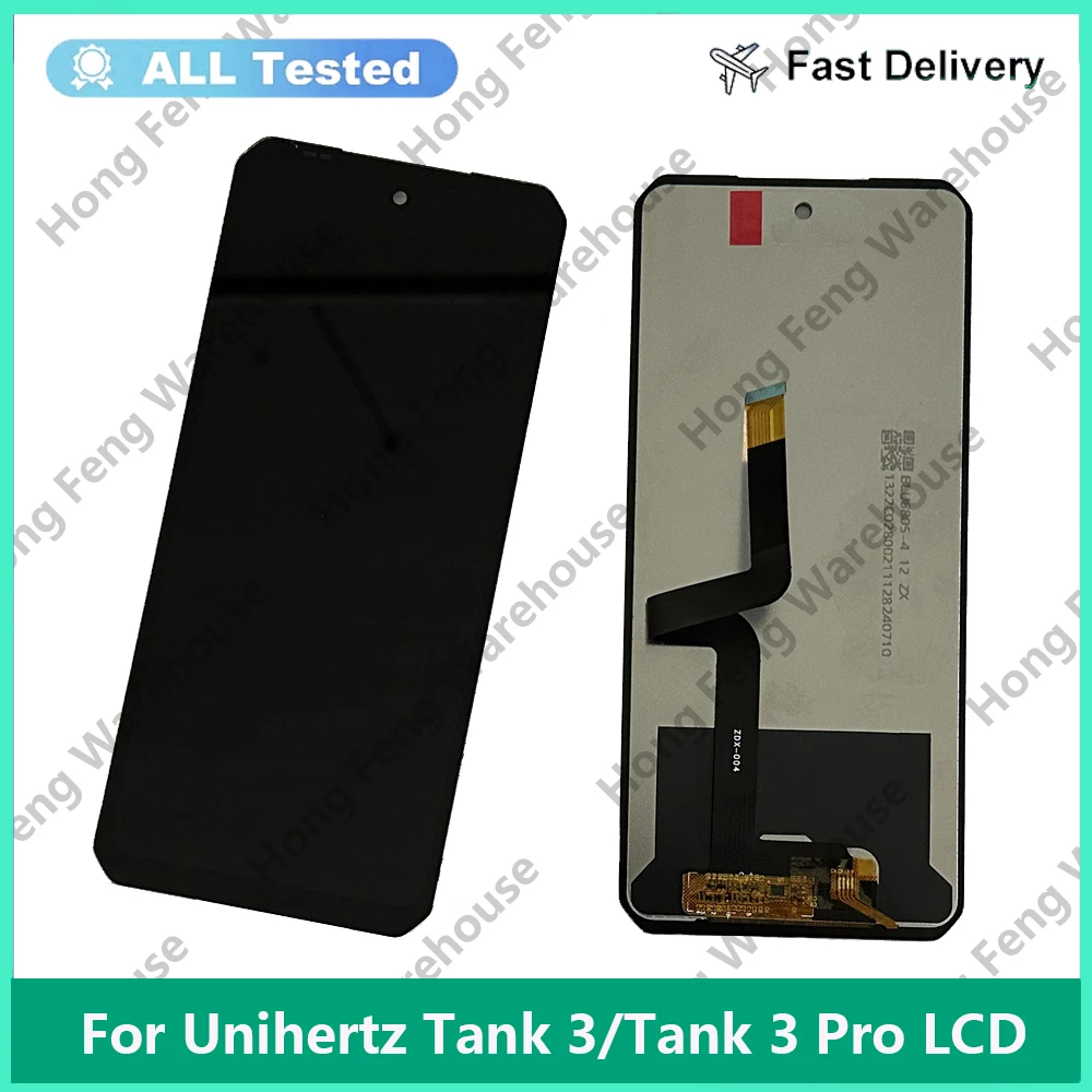 For Unihertz Tank 3 Tank 3 Pro LCD Display Touch Screen Assembly Replacement For Unihertz 8849 Tank 3 Tank 3 Pro Display LCD