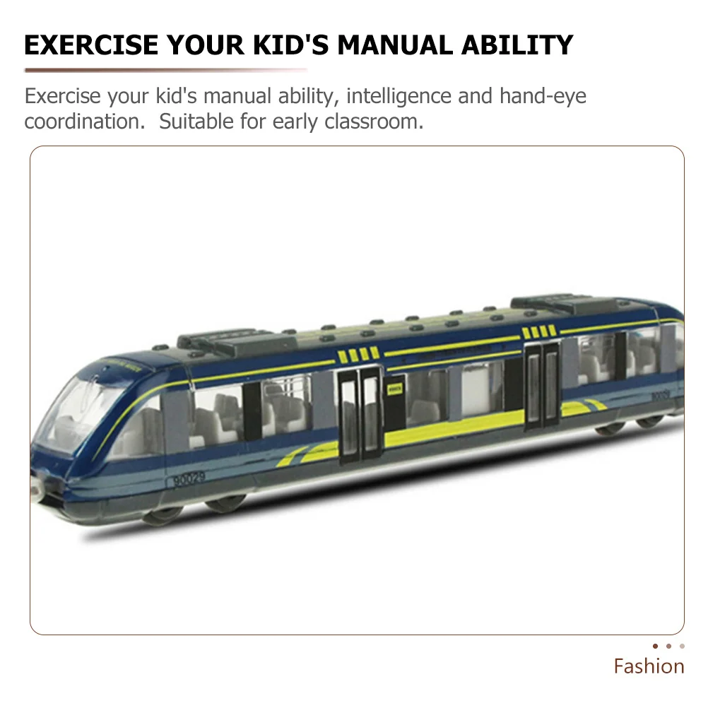 2pcs High-Speed Rail Track Electric Train Set For Kids Simulation Train For Children Ages 2-8 Non-Remote Control