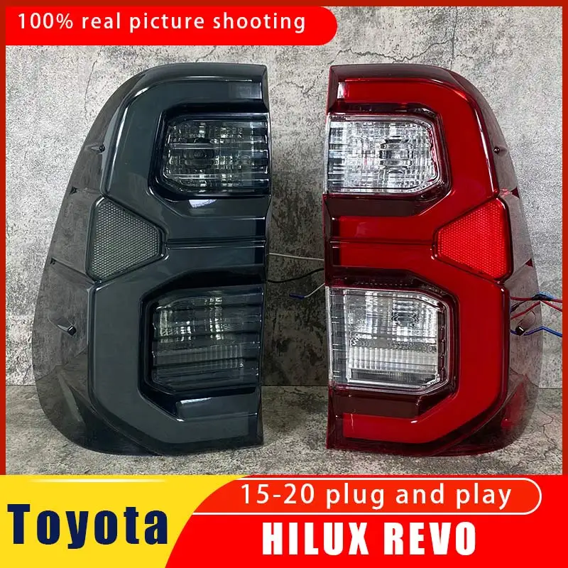 

Suitable for Toyota Hilux Revo 2015-2022 warning brake light, reverse light, turn signal, car rear tail light, driving light