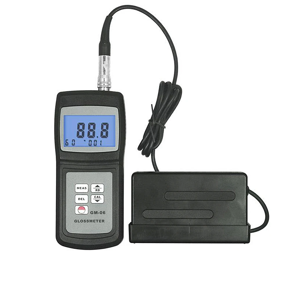 

GM-06 Digital Display Gloss Meter 0.1GU~200GU Marble Ceramic Paint ink Plastic Metal Surface Brightness Detector 60° Gloss Meter