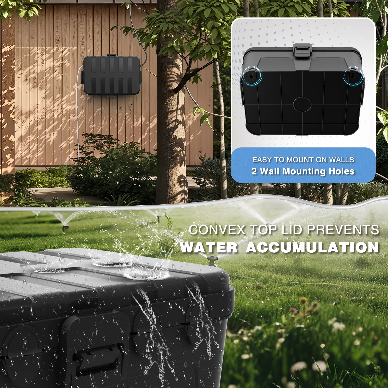 

Weatherproof Connection Box Outdoor Electrical Box Waterproof IP54 Waterproof Extension Cord Cover For Power Outlet/Plugs/Socket