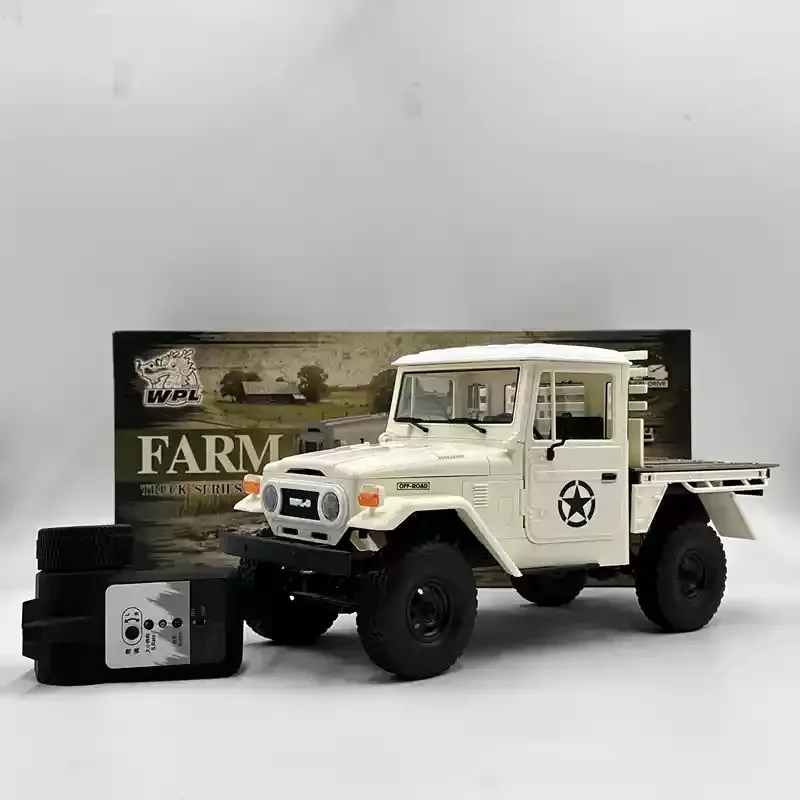 

【In Stock】Wpl-C44 1:16 Rc Truck Car FJ45 RTR 4WD Off-Road Remote Control Climbing Car Simulation Model Rc Vehicle Adult Kids Toy