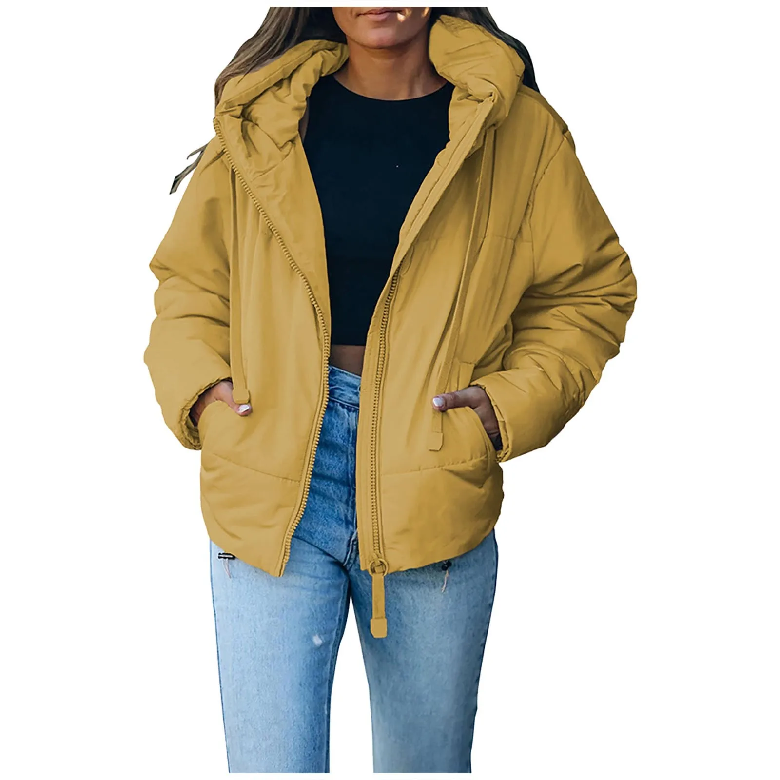 

Women's Casual Jacket Coat Full Zipper Hooded Jacket Warm Soft Women S Coats And Jacket Fleece Jacket for Women