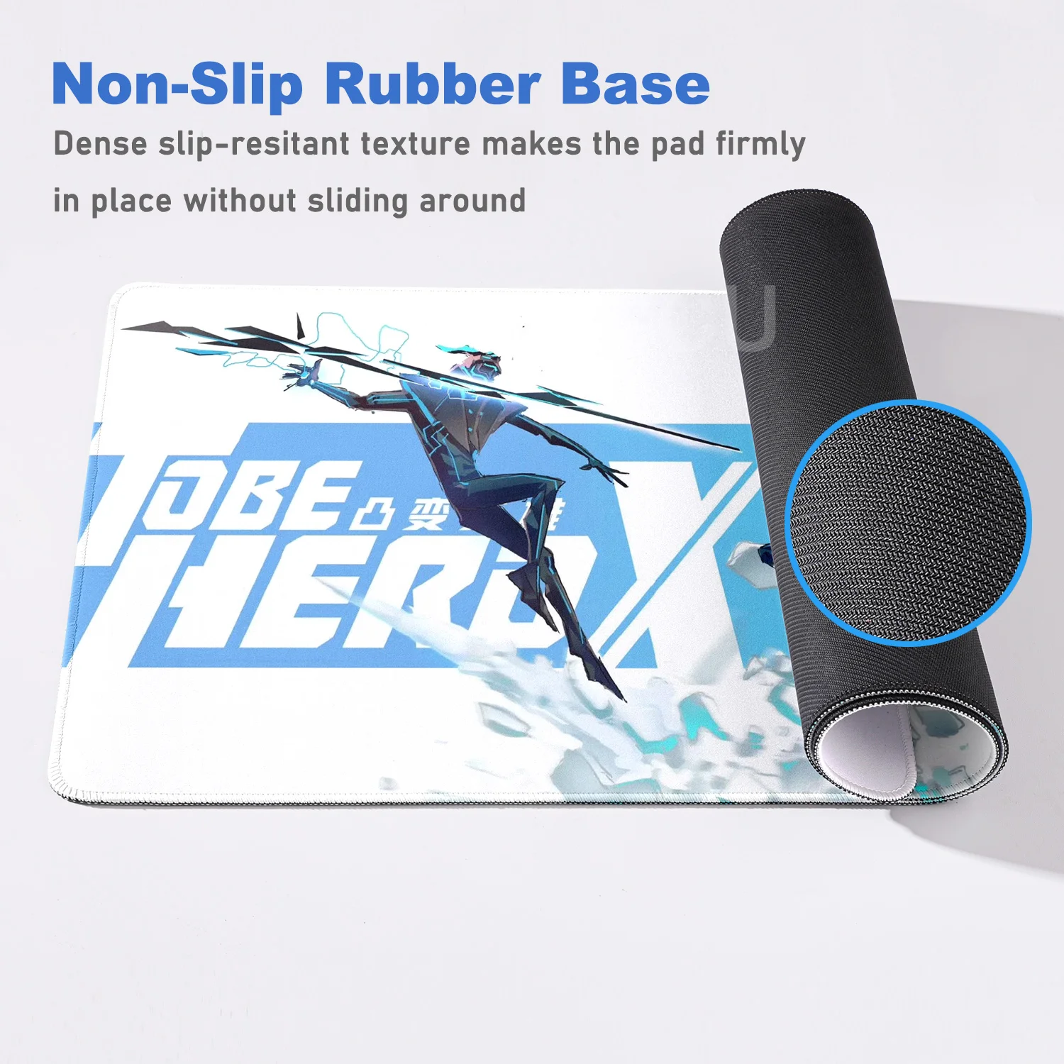 Accesorios de Anime para PC, alfombrilla de ratón de 400x900mm para juegos de ordenador, alfombrillas de ratón HD para ordenador portátil para Be Hero X, alfombrilla de escritorio extendida, alfombrillas para teclado de jugador