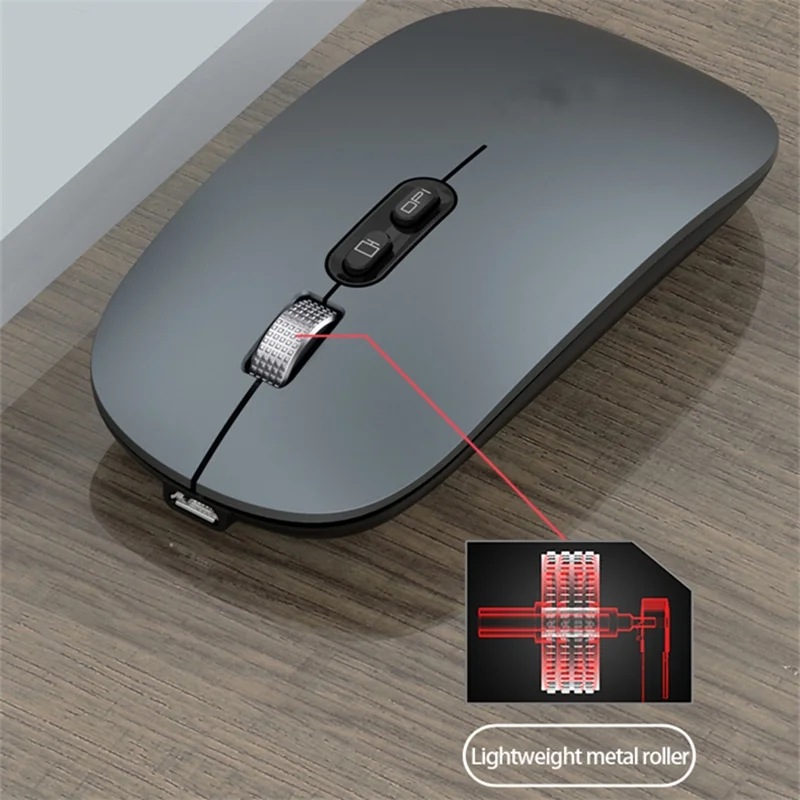 Type-C Wireless Mouse Computer Bluetooth Mouse Silent PC Mause Rechargeable Ergonomic Mouse 2.4G USB Optical Mice For Laptop PC