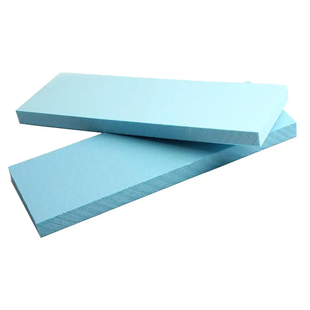 Set of 2 High Density Foam Sheets for Diorama Scenery Projects , Blue 29.5x10x2cm