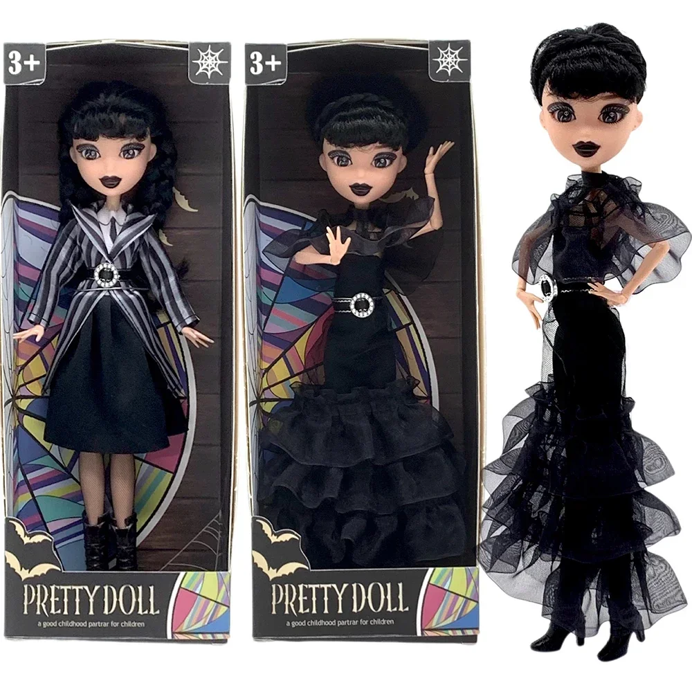 New Wednesday Addams Figure Cute Toy Addams Family Doll Room Decoration Model Children's Soothing Boy Girl Toys Birthday Gift