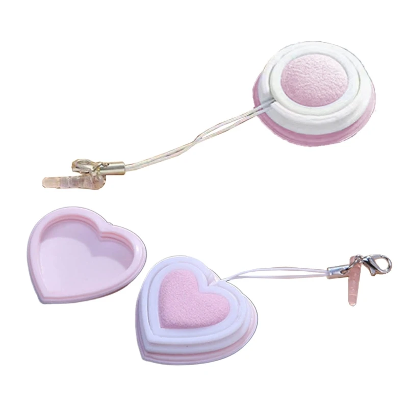 M2EA 2pcs Handy Macaron Keychain Screen Cleaner for Phones Cleaning Cloths