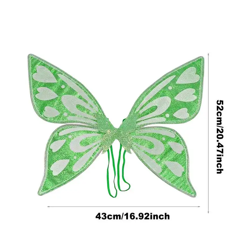 Mädchen Flügel Feen flügel funkelnde Mädchen Kostüm Schmetterling Flügel verkleiden Halloween Kostüm Engels flügel für Kinder Mädchen Jungen