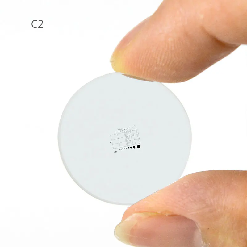 1pc Optical Glass Microscope Eyepiece Reticle Cross Line Ocular Graticula Micrometer Grid Calibration Slide for Measurement