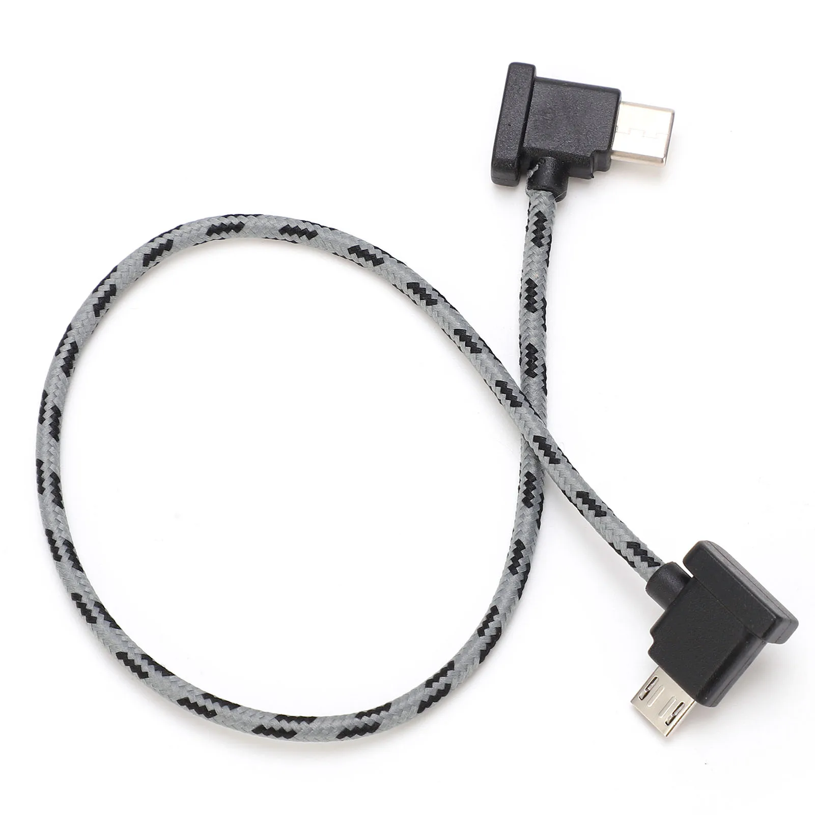 Right Angle Type C to Micro USB Data Cable for DJI Mavic Air 2 / Mini 2 Remote Controller