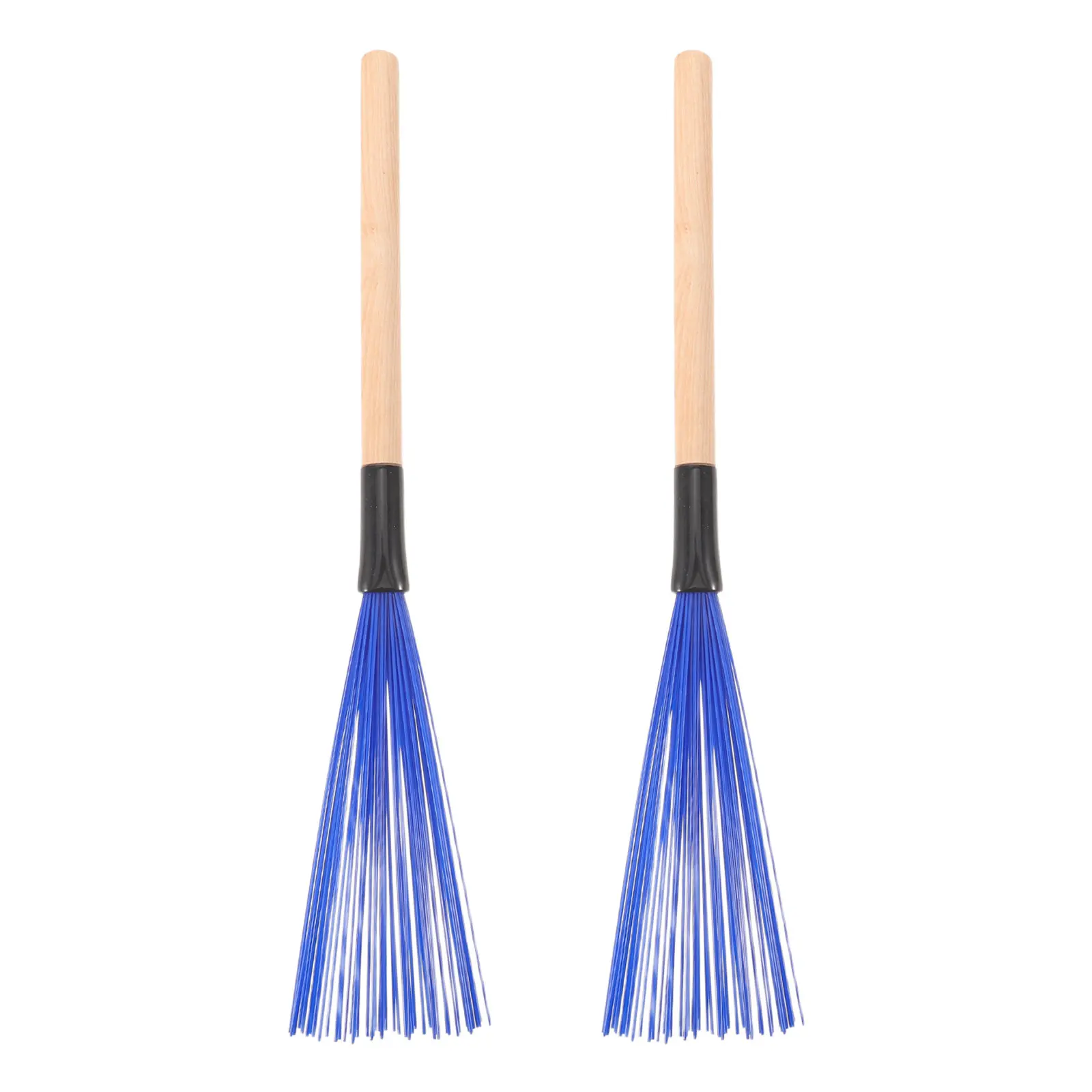 Drum Brush Bundle Stick 5 Steel Rod Design Comfortable Grip Drumsticks Perfect for Jazz Blues Percussion Players