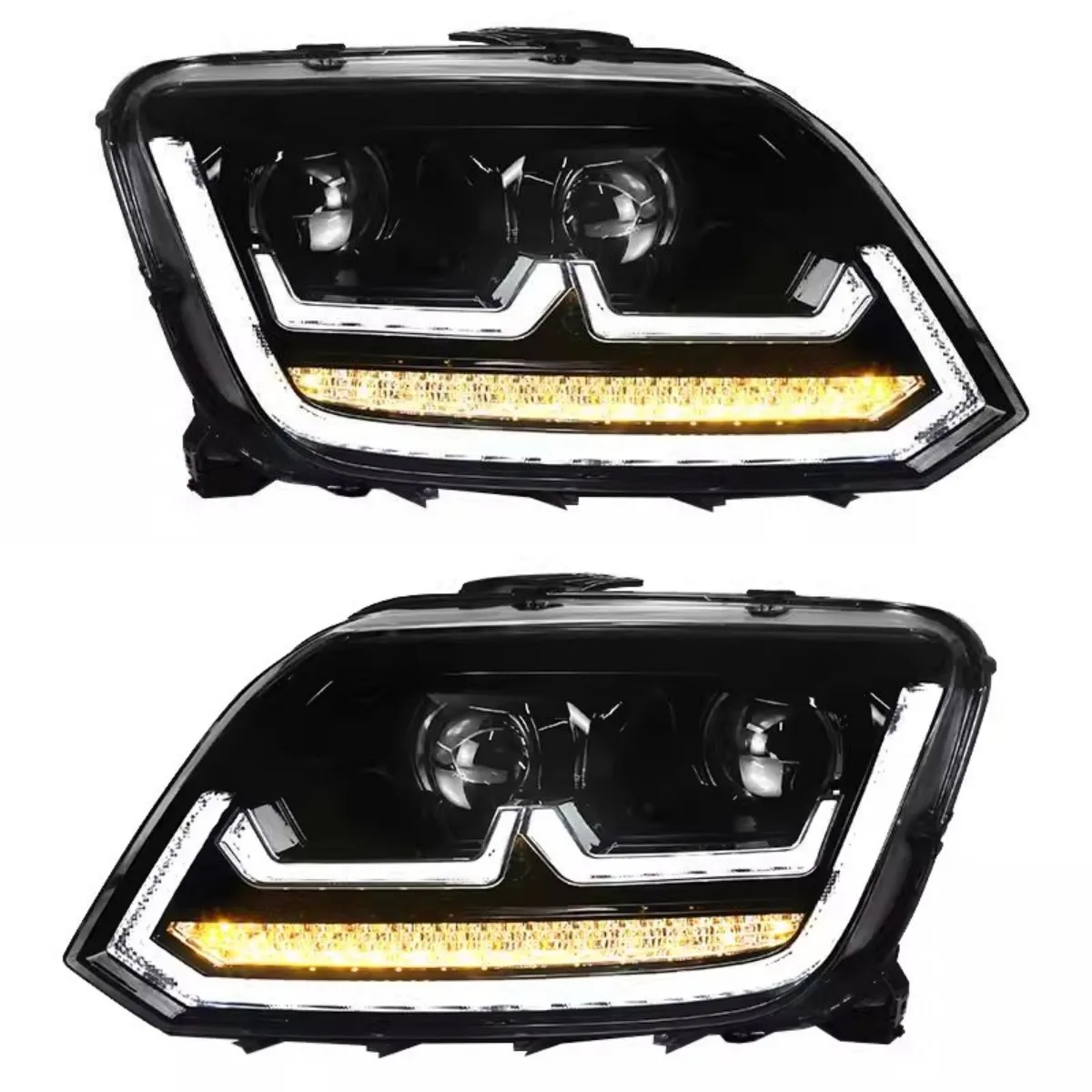 Car Headlight Front Bumper Light Assembly For Volkswagen Amarok 2008-2020 Modified Daytime Running Light Turn signal