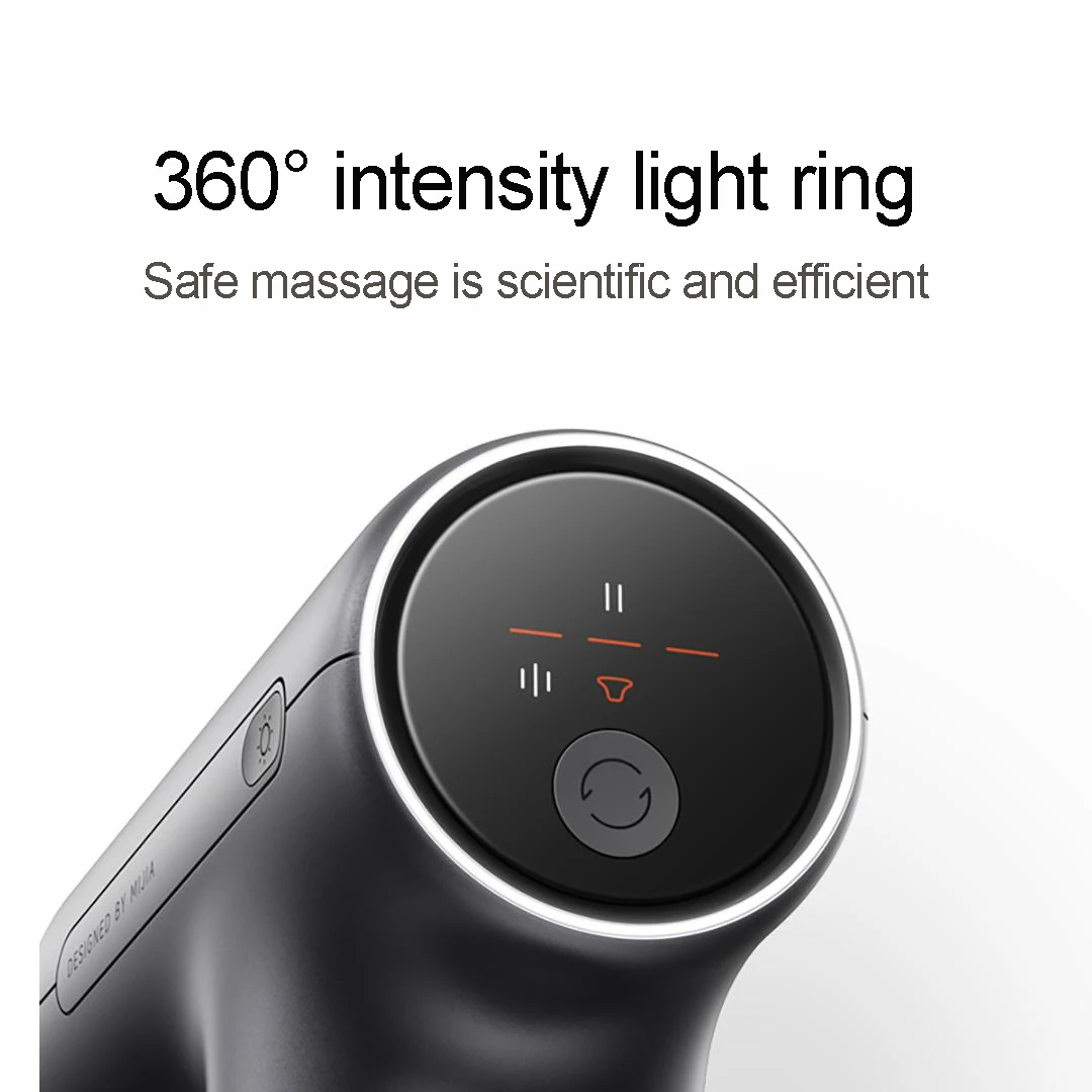 Xiaomi mijia الساخن ضغط اللفافة بندقية H3 البسيطة في الهواء الطلق المحمولة تدليك بندقية 12 كجم التوجه الاسترخاء العضلات 3-وضع السرعة 45dB الضوضاء