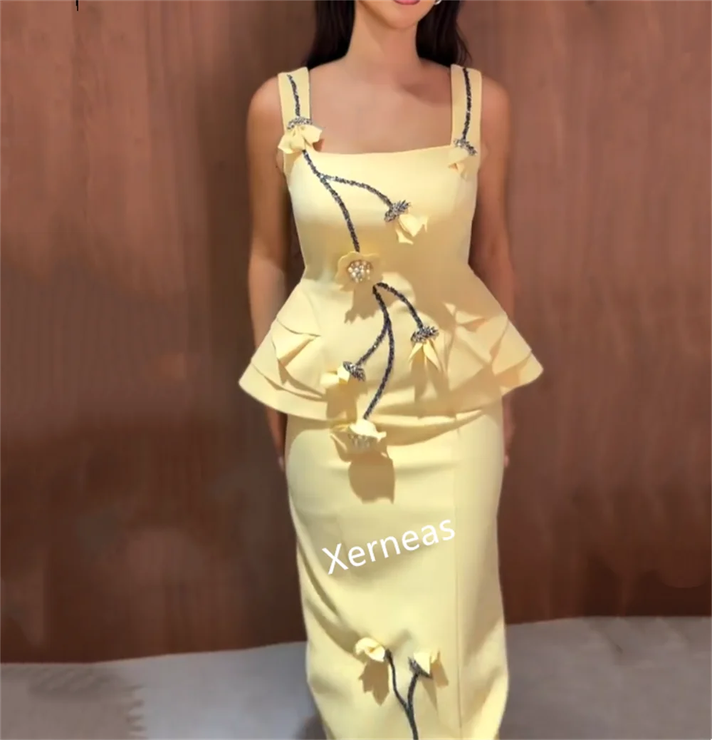 فساتين طويلة مستقيمة أنيقة مخصصة مناسبة مخصصة لحفلات العودة للوطن فستان سهرة رسمي فيستدوس دي فييستا #4