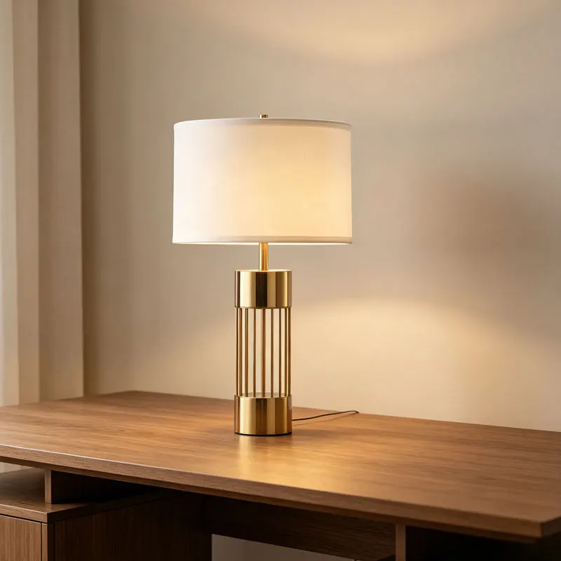 

Nordic Cloth Table Lamp Creative Metal Bedside Lamp Designer Model Room Decorative Table Lamp Post Modern Desk lamp
