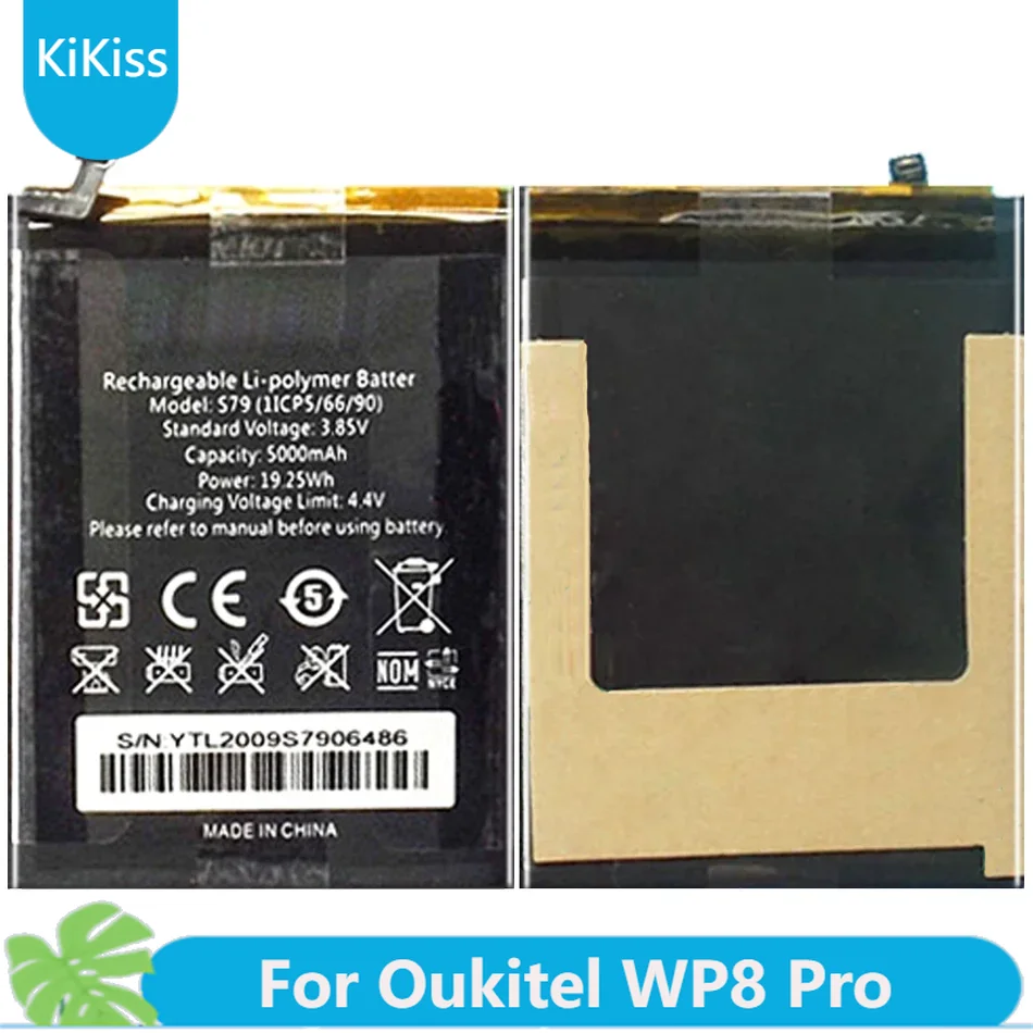 

Мобильный телефон аккумулятор 5000mAh для Oukitel WP8 Pro WP8Pro Bateria