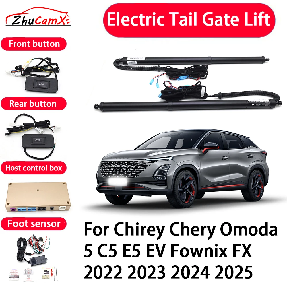 

ZhuCamX Car Automatic Electric Tail Gate Lift Tailgate Assist System for Chirey Chery Omoda 5 C5 E5 EV Fownix FX 2022~2025