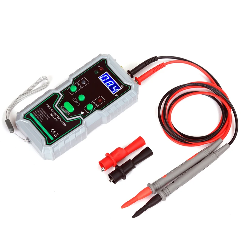 37je detector de circuito automático testador de circuito de carro multifuncional ferramenta de teste de diagnóstico 0-100v disjuntor localizador com campainha