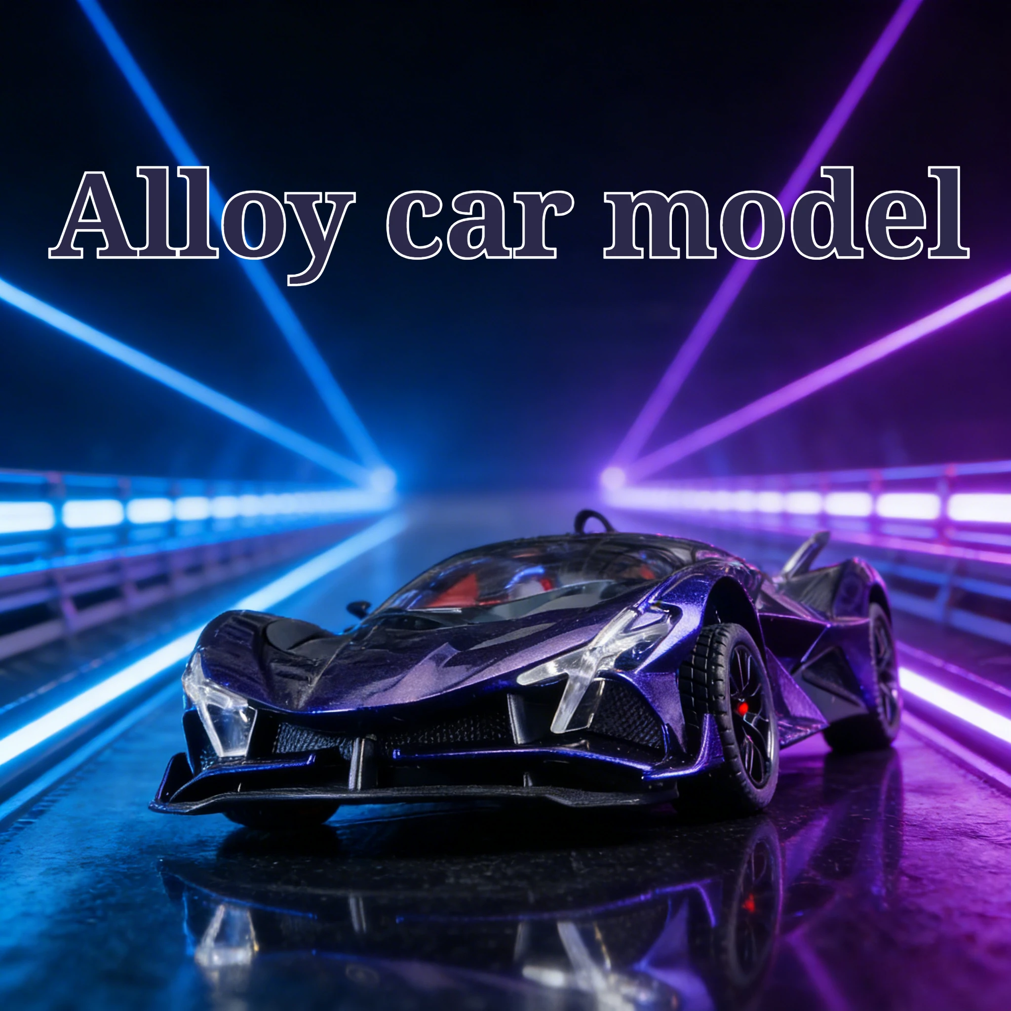 1:24 アポロ EVO 合金製スーパーカーモデル、ドアが開閉可能、豊富なディテール、細かい仕上がり、高品質のデスクトップトイ