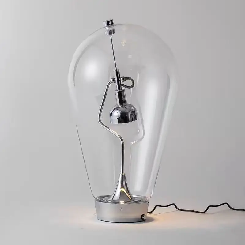 

Italy Minimalist Floor Lamps Glass Lampshade Touch Magnet Adjust Table Lamps Bedroom Bedside Study Interior Decoration Fixtures