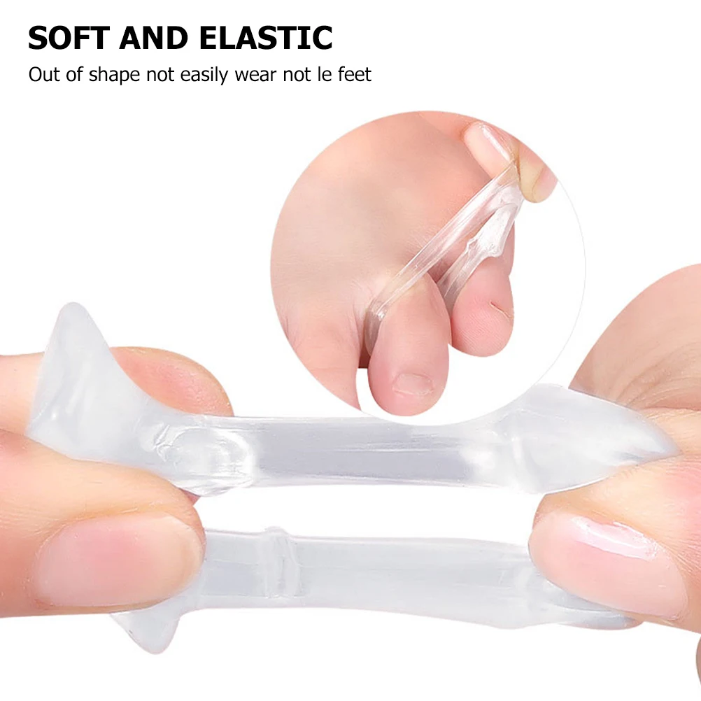 

8pcs Toe Separators Silicone Spacers Kit Foot Pain Relief Corrector Bunion Comfortable Toe Spacer Supplies