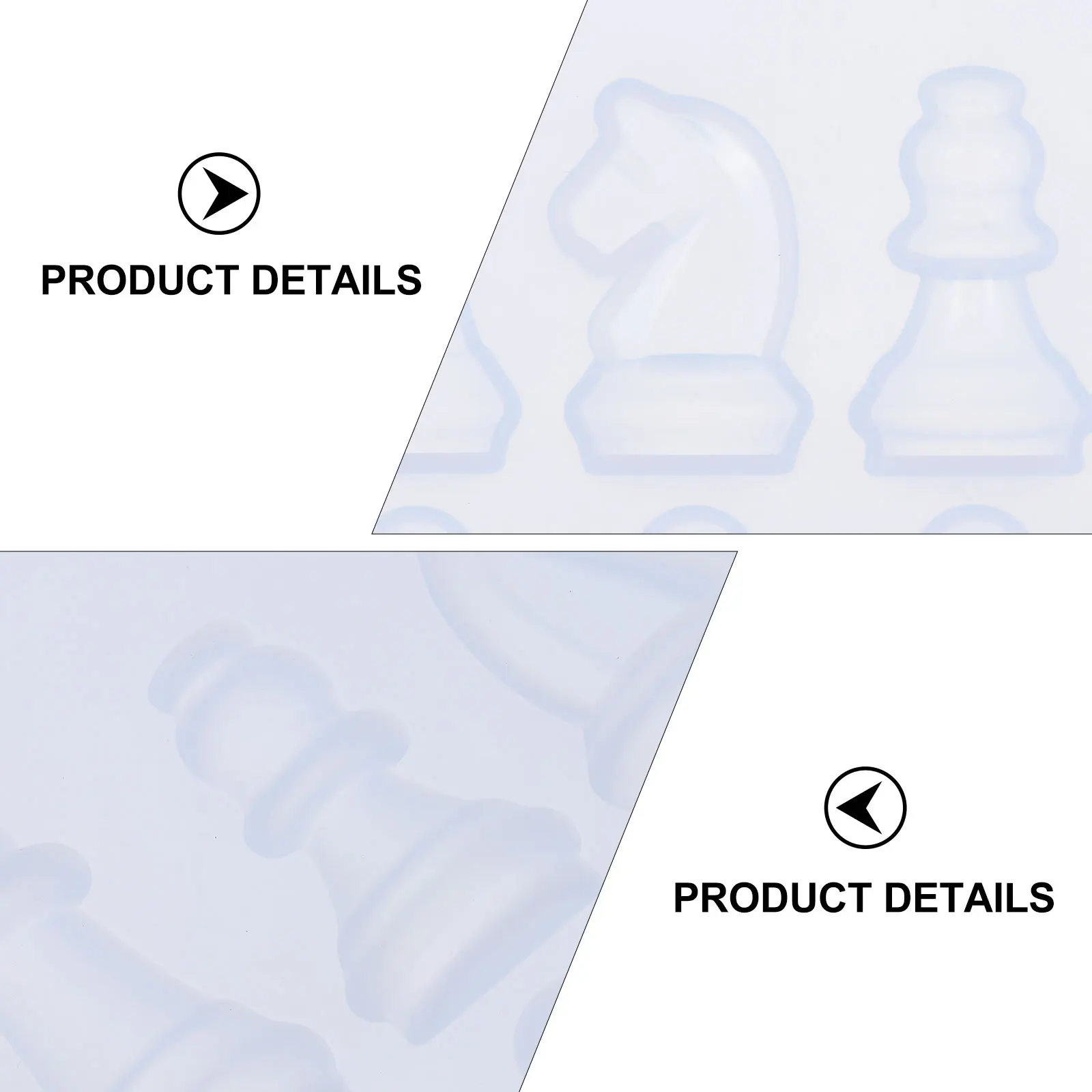 

1Pcs Creative Chess Chocolate Mold Safe Silicone DIY Baking Tool Multiple Shapes Unique and Fun for Kids Chocolate Baking Mold