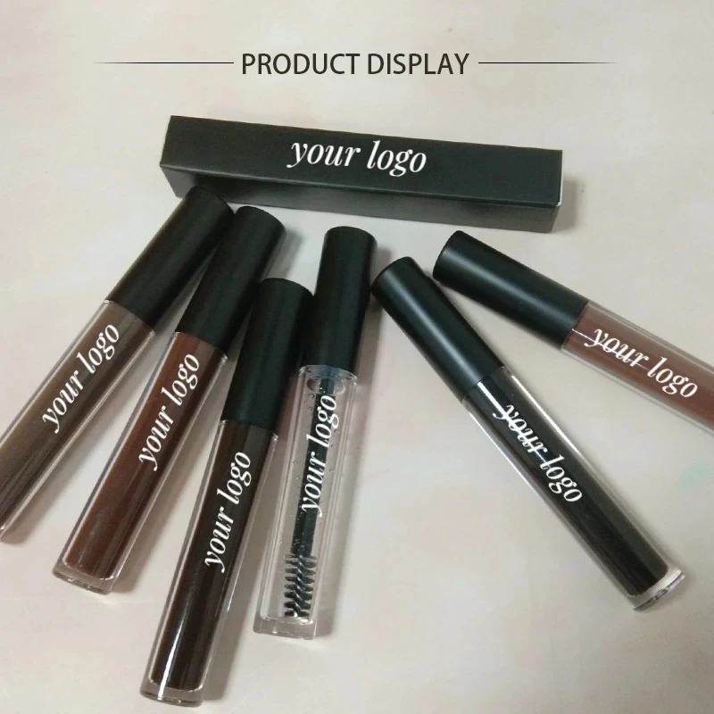 Private Label 3D Feathery crema modellante per sopracciglia Mascara Microblading Brow Tattoo Pen trucco Gel per sopracciglia impermeabile strumenti cosmetici