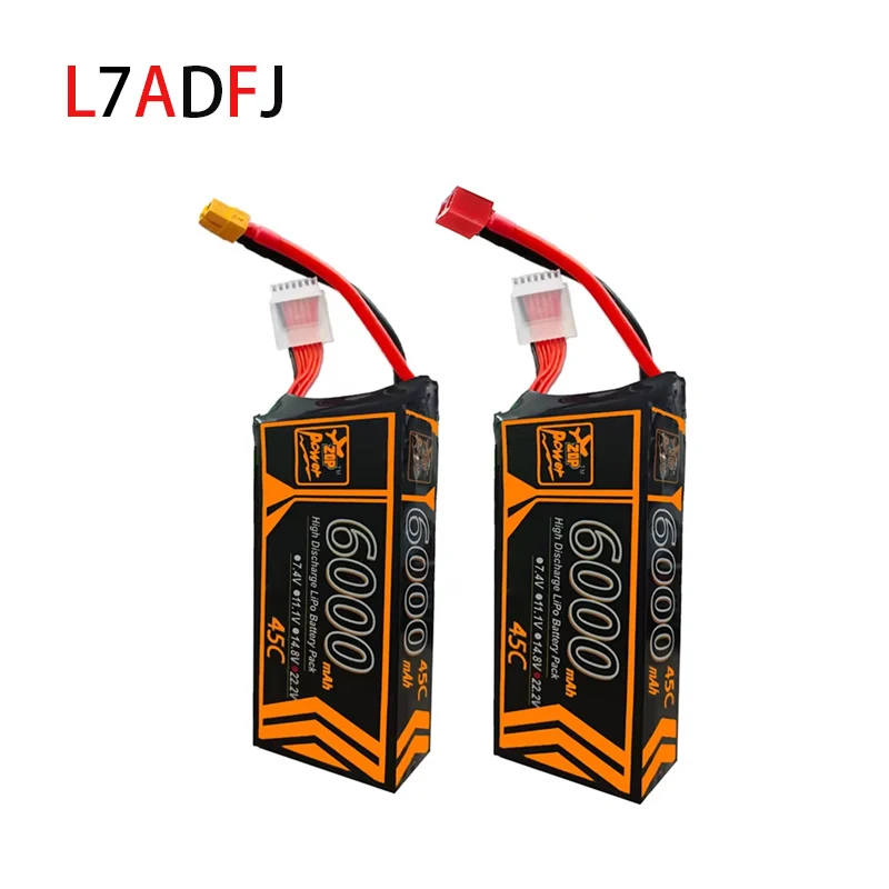 

Hardcase Lipo Battery 6S 45C 22.2V 6000mah Rechargeable Battery Packs For FPV Drone Car Truck Tank RC Buggy Racing Hobby Part