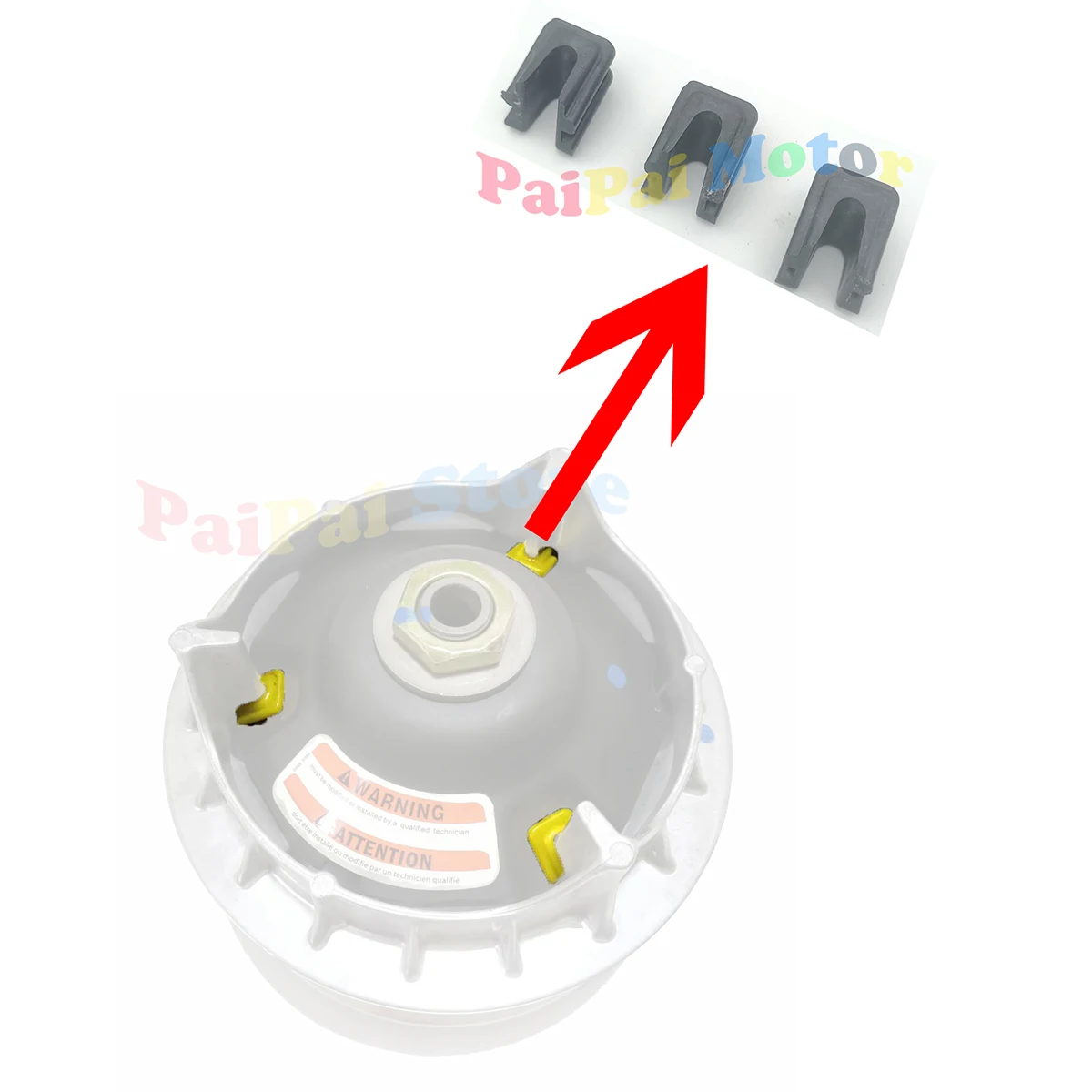 

Нейлоновый слайдер сцепления CVT для CFMOTO CF550 Cforce Uforce Zforce 400 500 450cc 500cc 191R X550 ATV 0GR0- 051006
