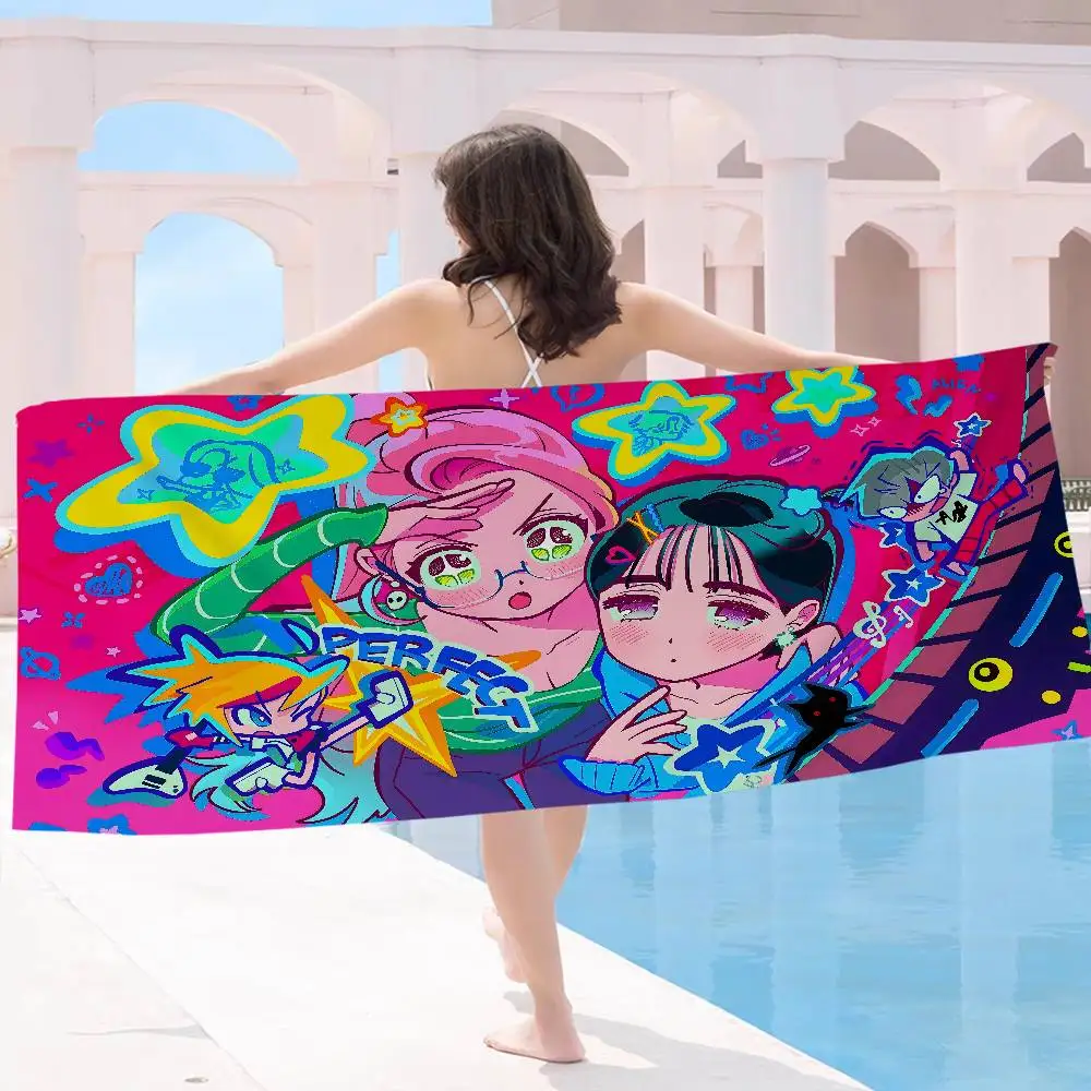 Anime ALIENS STAGE Microfiber Blanket Quick Drying Beach Towels Oversized Printing Super Absorbent Pool Towel Blanket