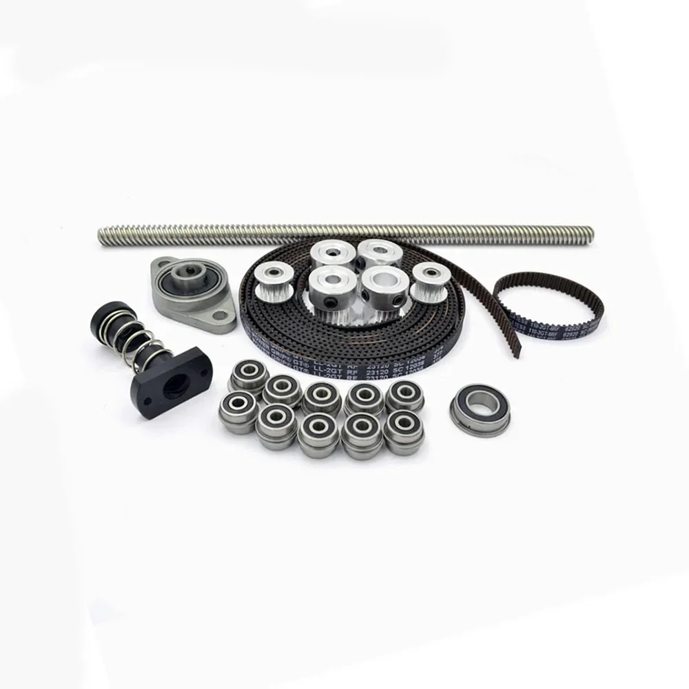 V0 Set GT2 LL-2GT RF Open Timing Belt 2GT 20T 16T Pulley 110-2GT Shaft Bearing F688 F623  T8X8 Lead Screw Nut For Voron 0 Parts