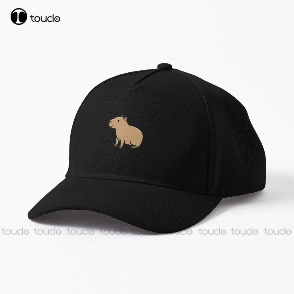 Capybara Baseball Cap Women\'S Cowboy Hats Street Skateboard Cartoon Outdoor Cotton Caps Hip Hop Trucker Hats Cotton Denim Caps