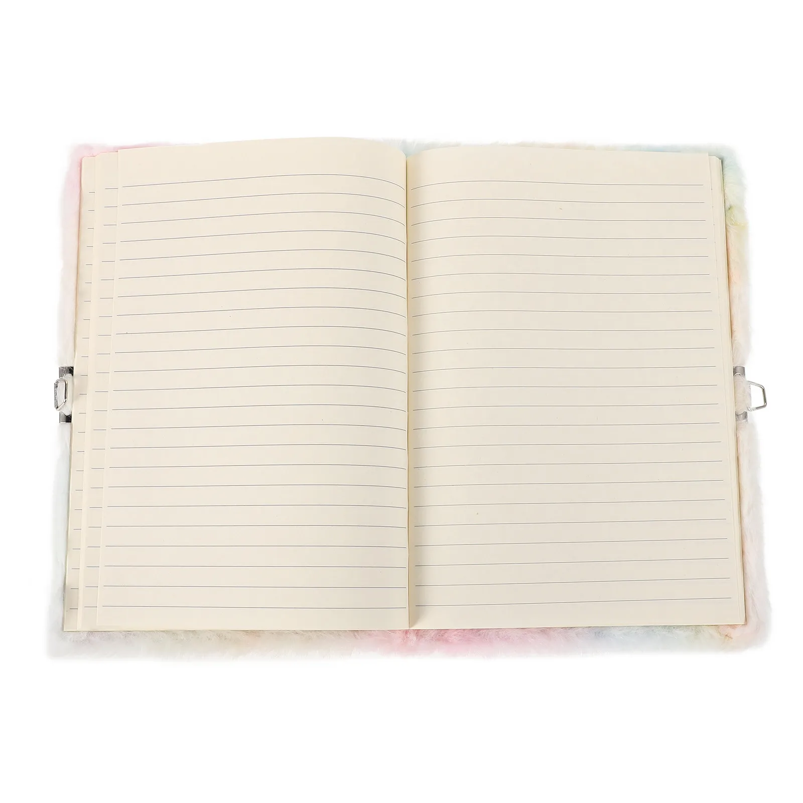 Notebook for Lockable Diary with Soft Cover Creative Heart Design and Charming Sparkles Great for Daily Use Writing