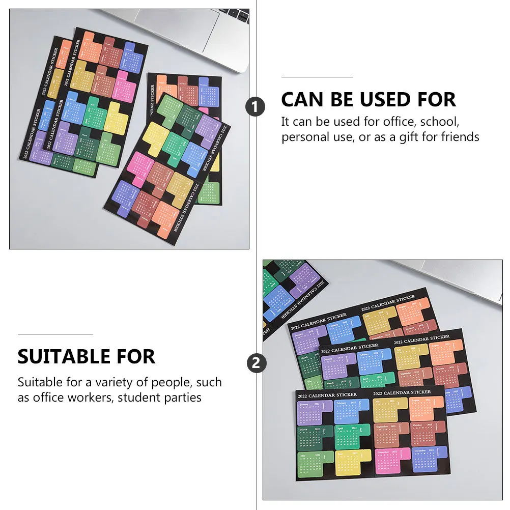 

School Notepad Sticker Book Practical Label Notebook Copper Plate Stickers Index Student
