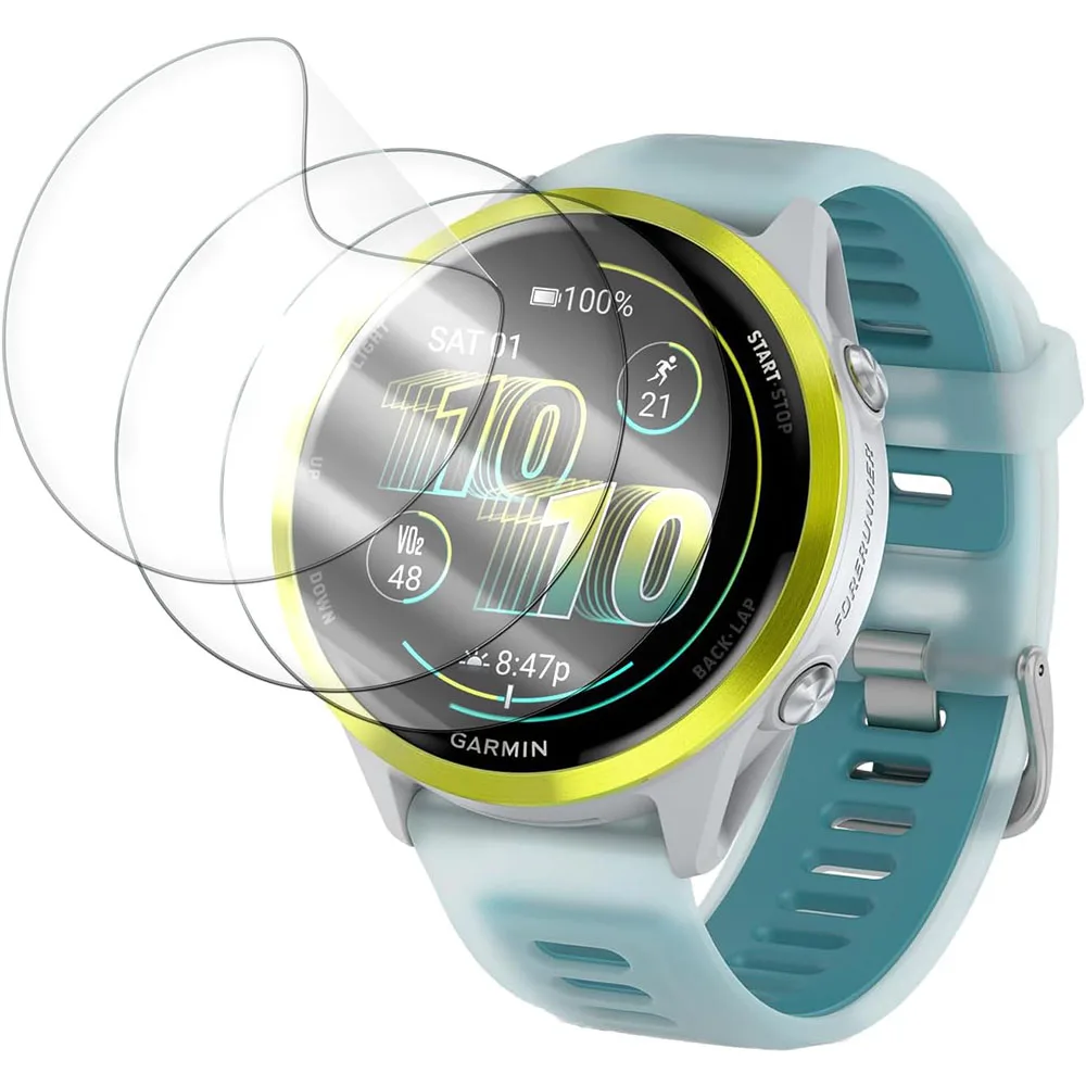 Protecteur d'écran souple en TPU pour Garmin Forerunner 570, 42mm/47mm, Film Hydrogel HD transparent pour montre Garmin Forerunner 970, 1 à 5 pièces