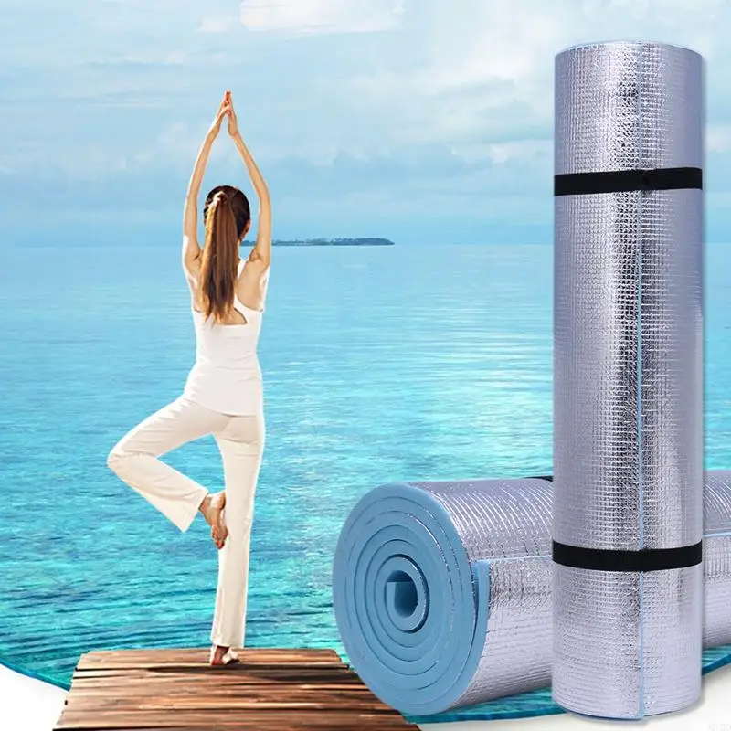 

Q1QD 6mm Thick Durable EVA Yoga Mat Exercise Gym Fitness Workout Non-Slip Pad Camping