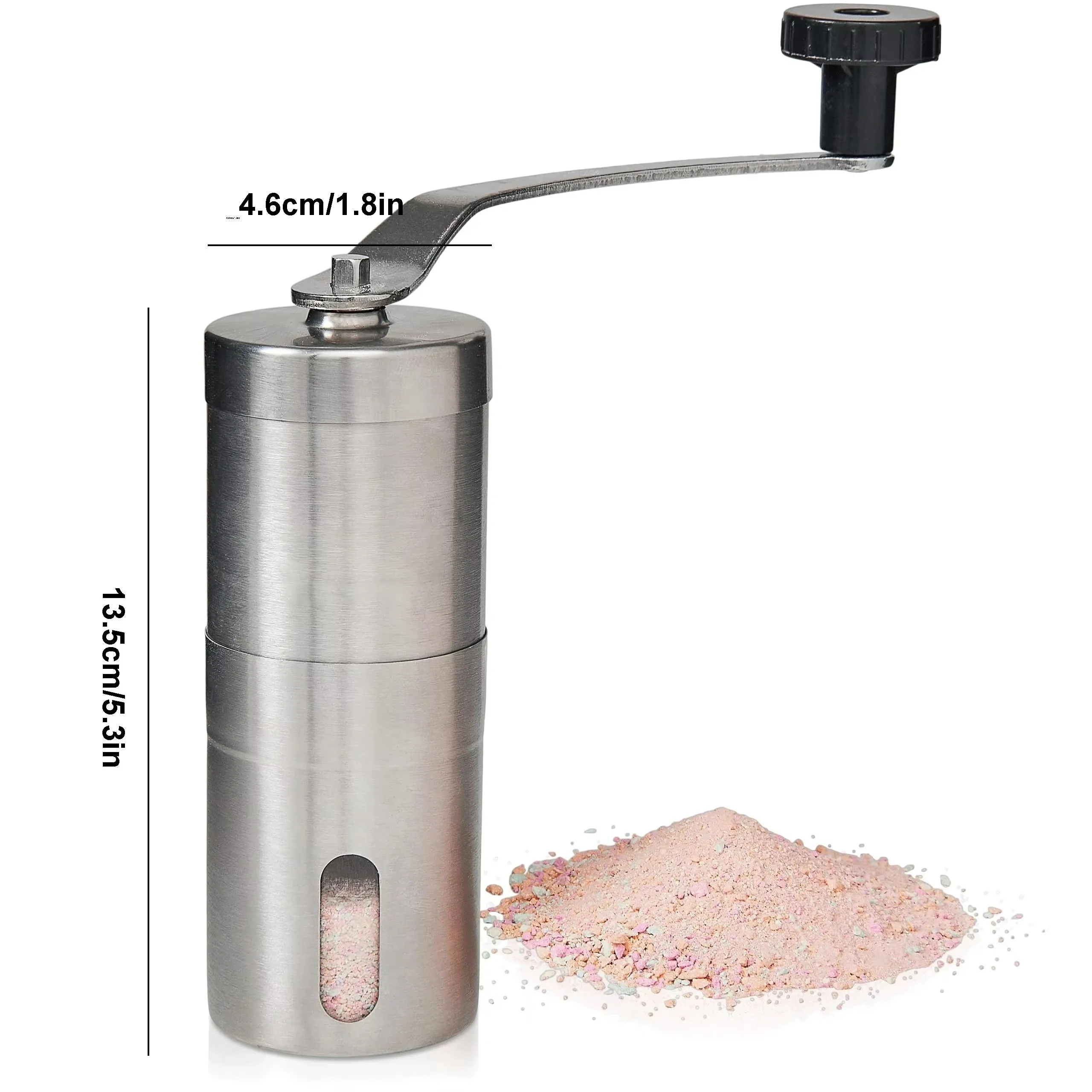 Pill Crusher - Stainless Steel Pill Grinder - Large Capacity Pill Splitter - Cuts Pills Into Fine Powder, Mills For Feeding Tube