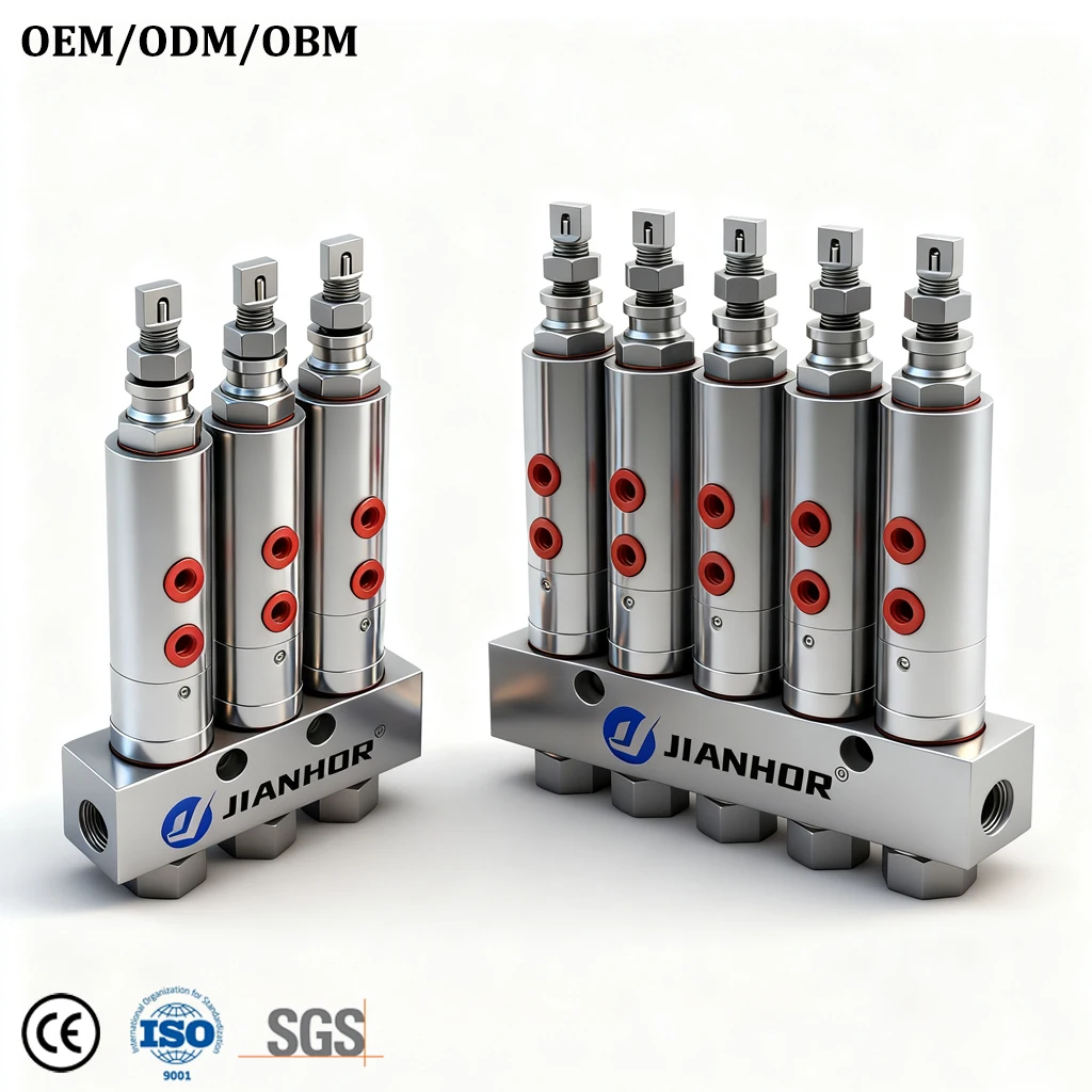 

Распределитель смазочного инжектора FL 1-6 розеток Устройства для дозирования смазки для однолинейной системы смазки